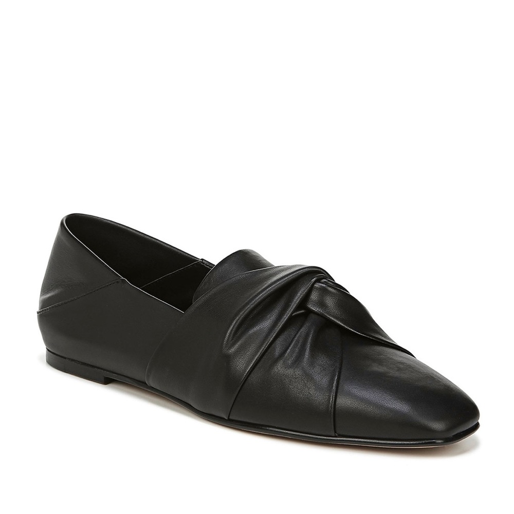NEW Vince Haddie Knotted Leather Loafers